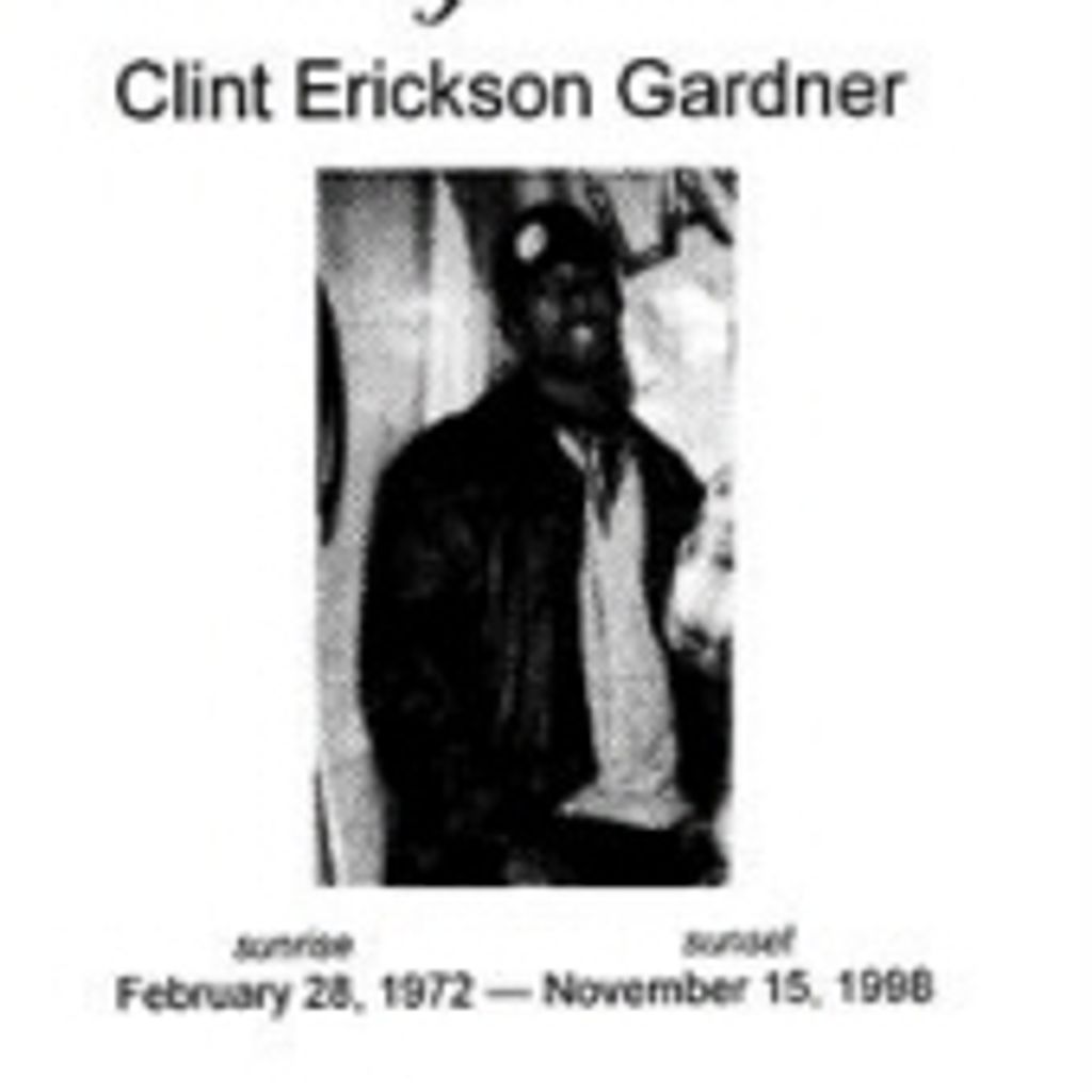 Clint  Erickson Gardner