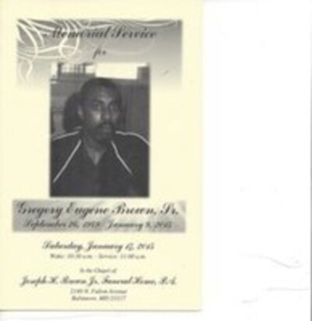 Gregory E. Brown, Sr.