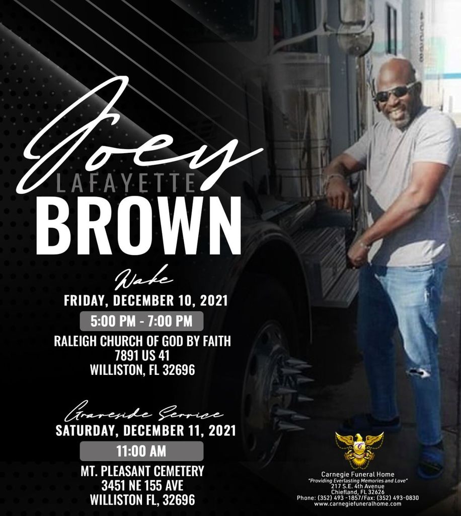 Joey  Lafayette Brown 
