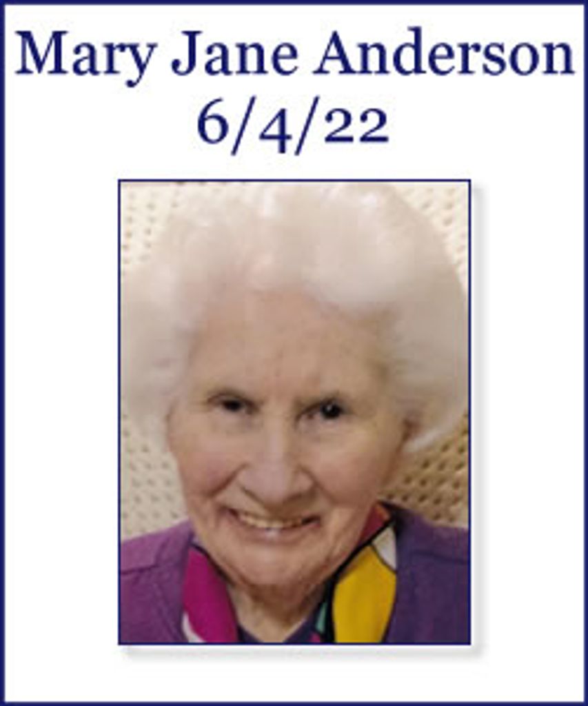 Mary Jane Anderson