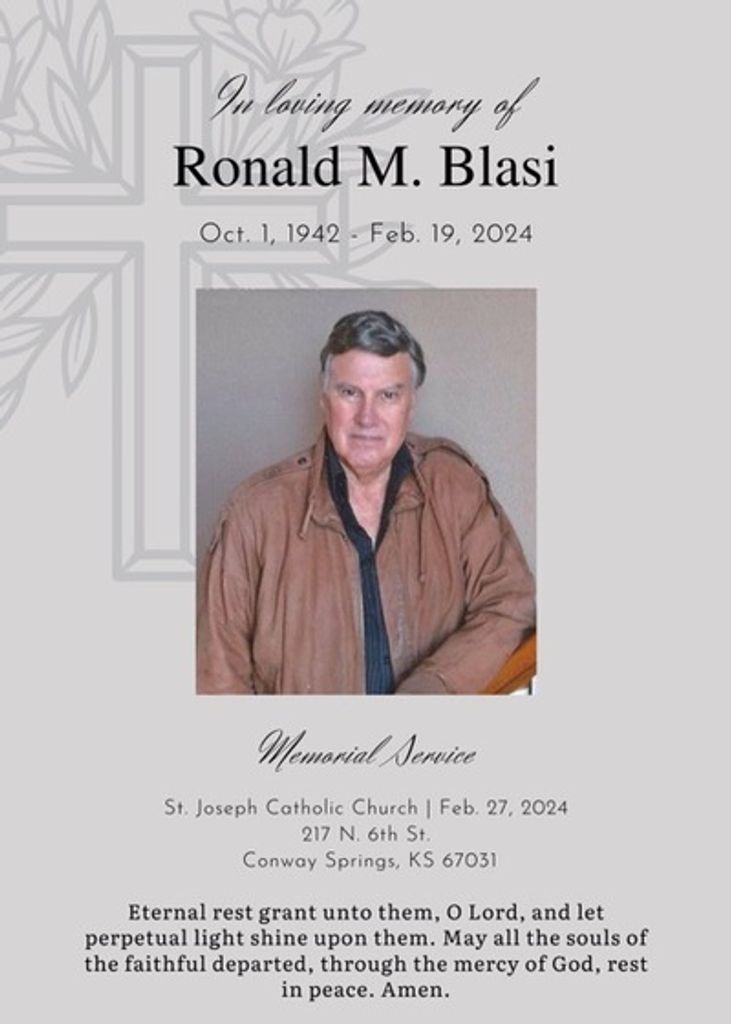 Ronald Michael Blasi Profile Photo