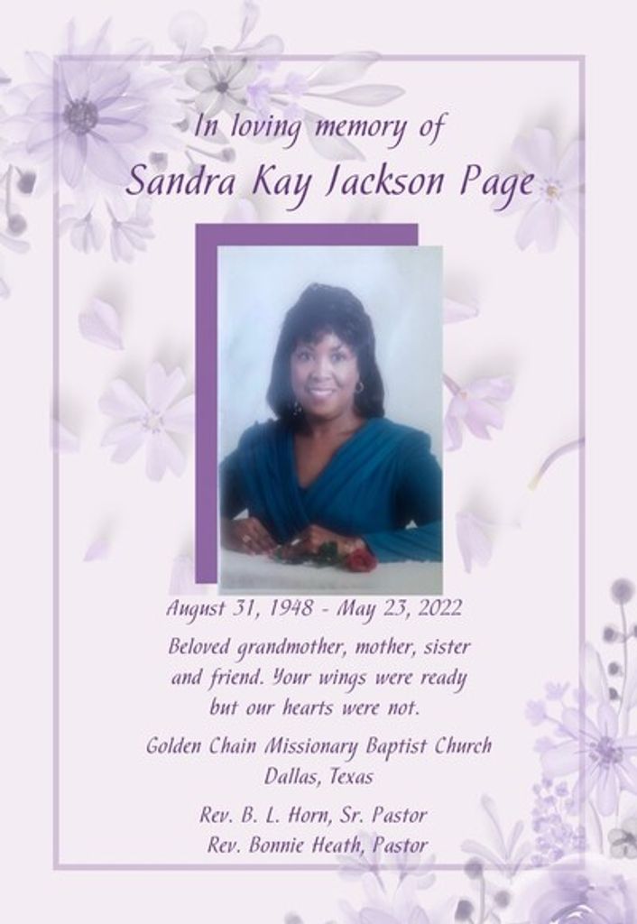 Sandra Page Profile Photo