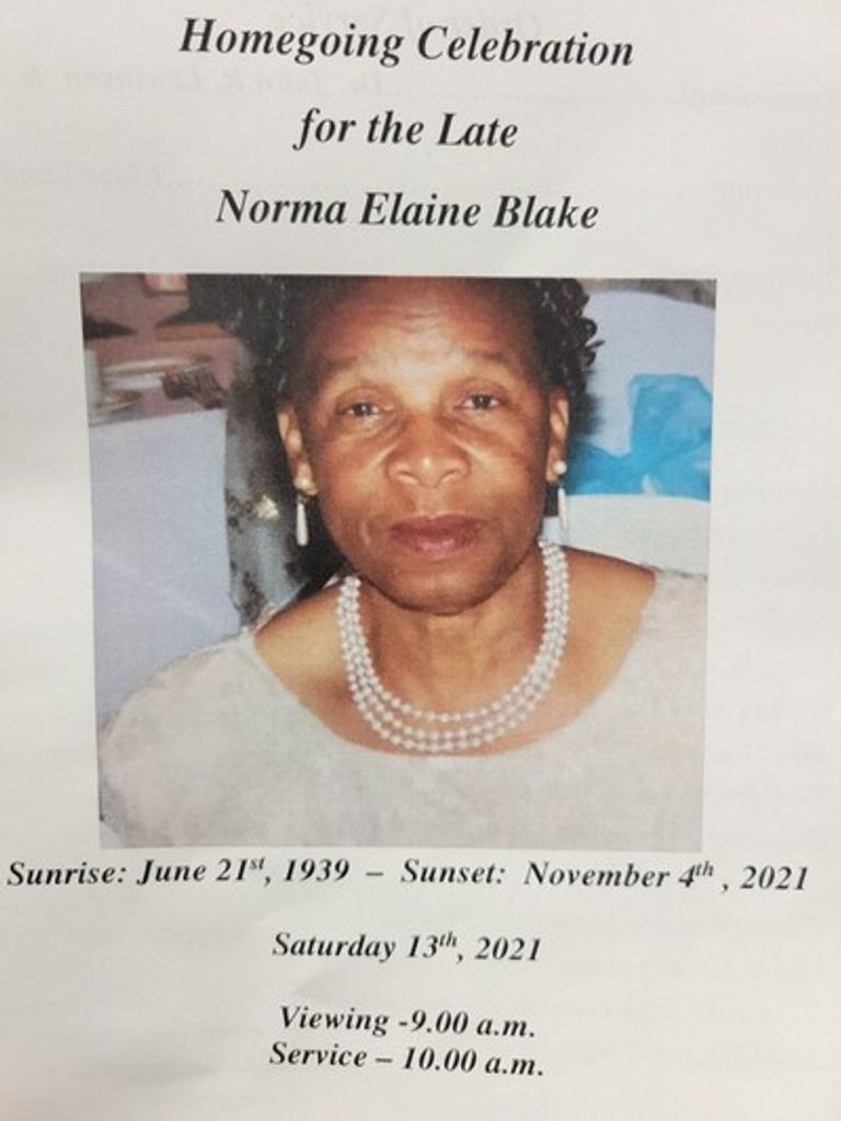 Norma Elaine Blake