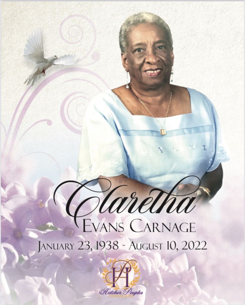 Claretha Evans (Evans)  Carnage Profile Photo
