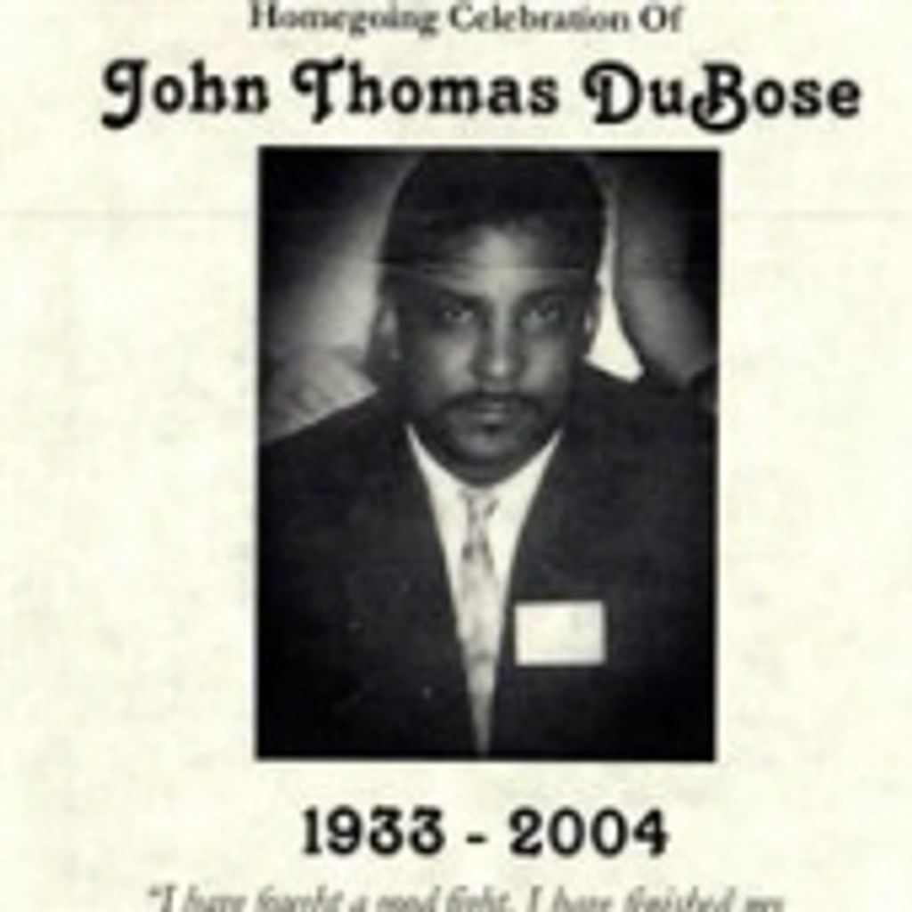 John  Thomas Dubose