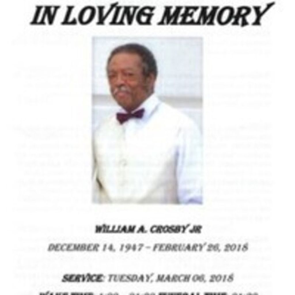 William A. Crosby, Jr.