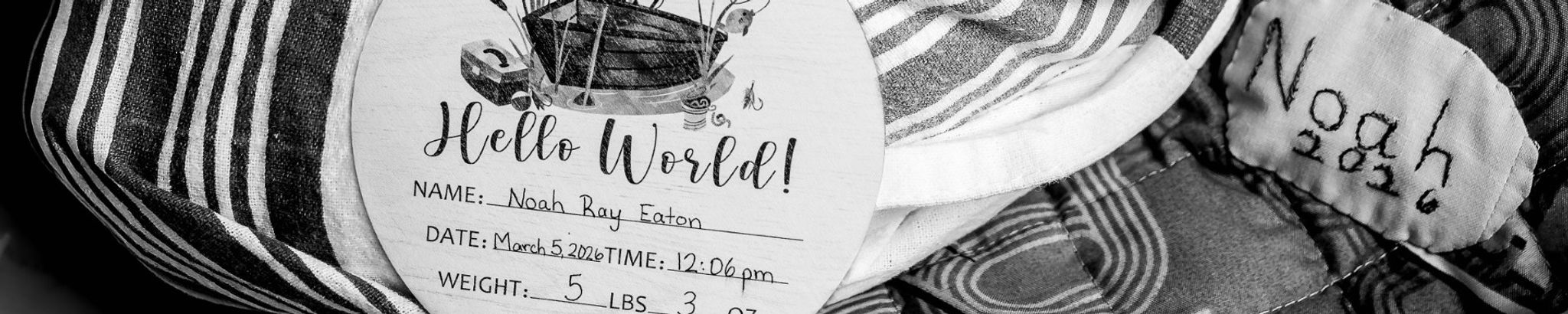 Cover for Noah Ray Eaton's Obituary