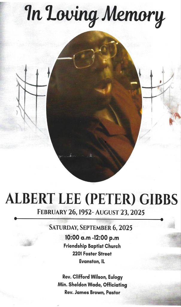 Albert Lee Aka. "Peter" Gibbs Profile Photo