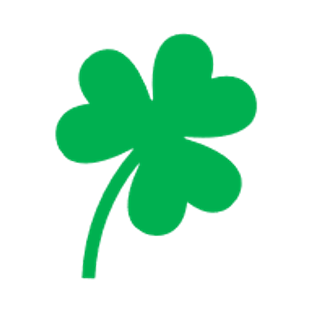 Shamrock with solid fill