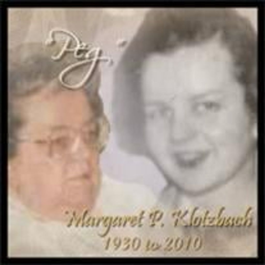 Margaret P. (O'Leary) Klotzbach