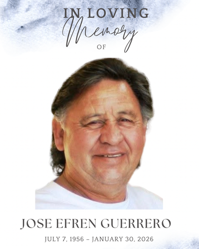 Jose Efren Guerrero's obituary image