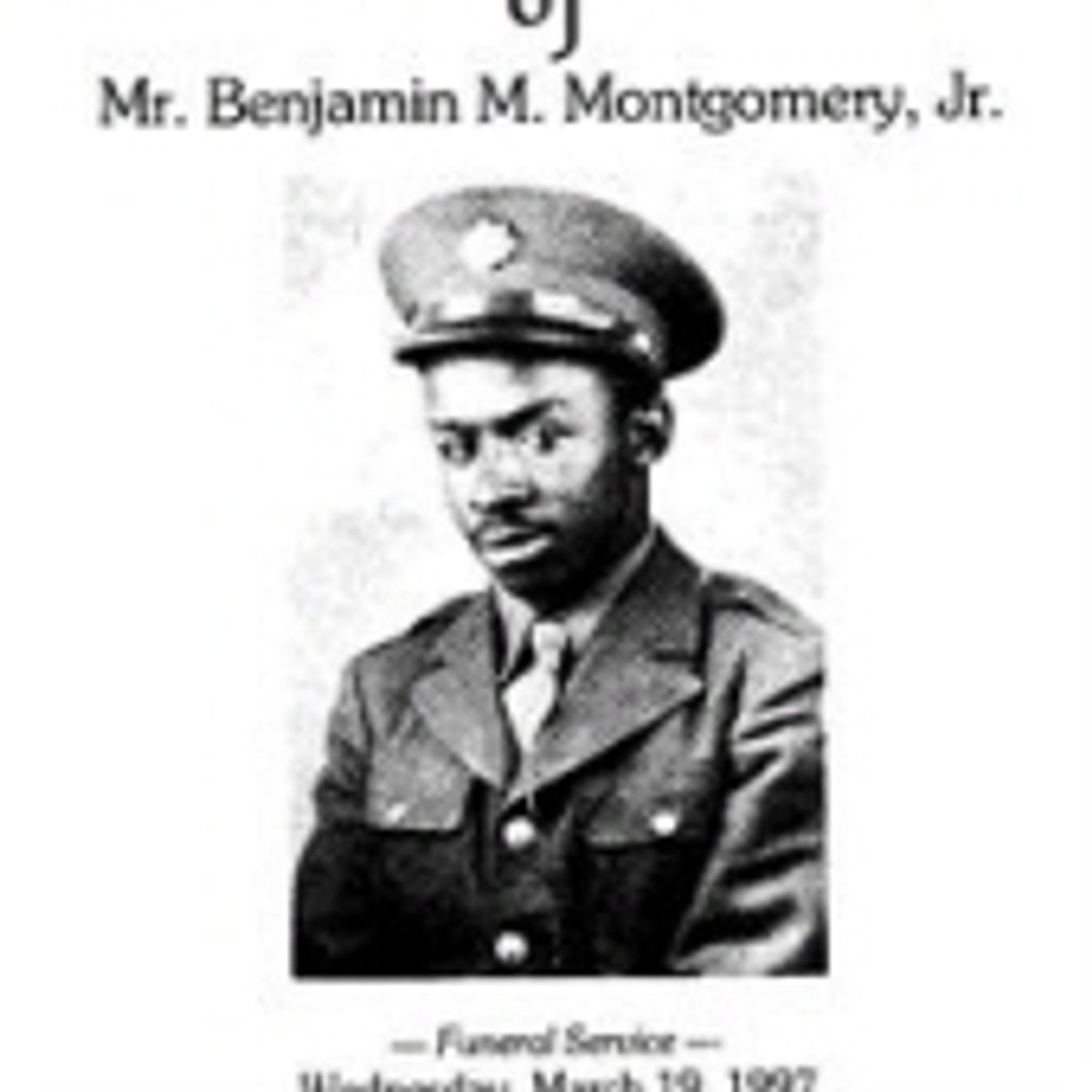 Benjamin  M. Montgomery  Jr.