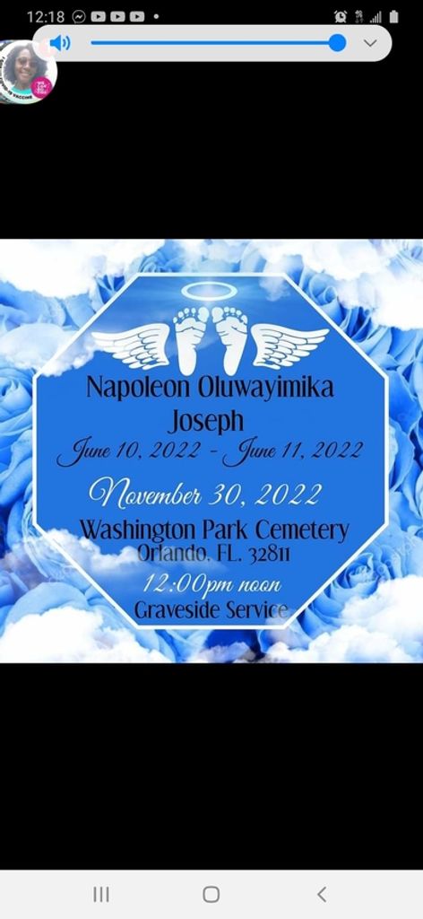 Baby Napoleon Oluwayimika Joseph Profile Photo
