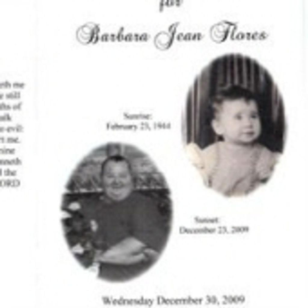 Barbara  Jean Flores