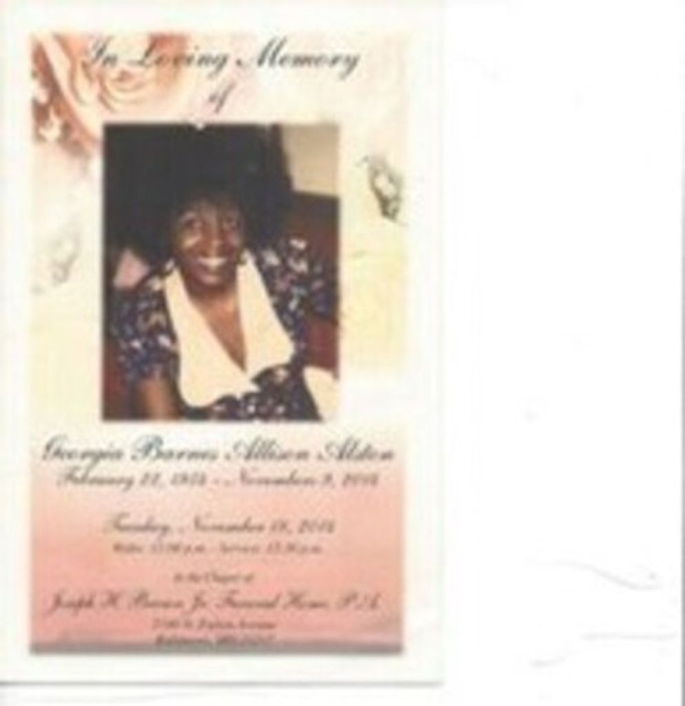 Georgia Barnes Alston Allison