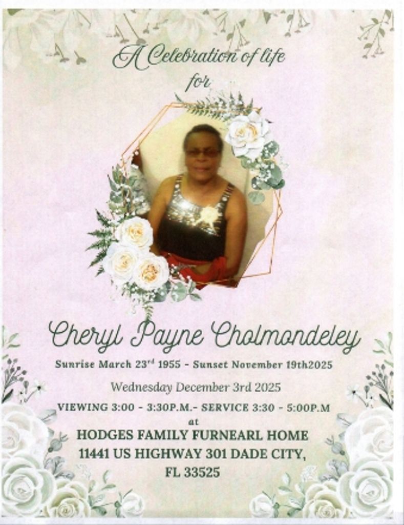 Cheryl Payne Cholmondeley