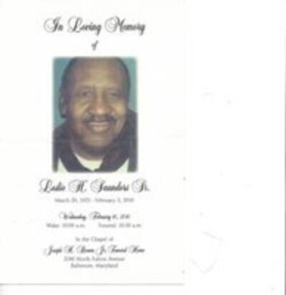 Leslie H. Saunders, Sr.