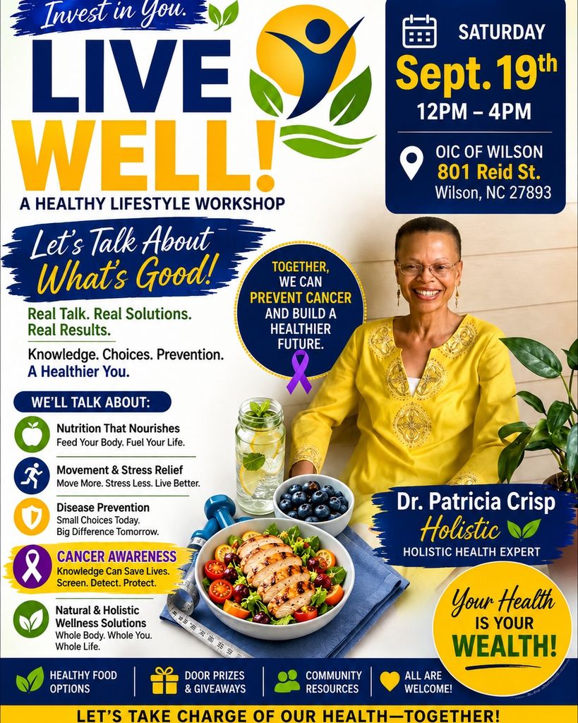 LIVE WELL! A Healthy Lifestyle Workshop Profile Photo