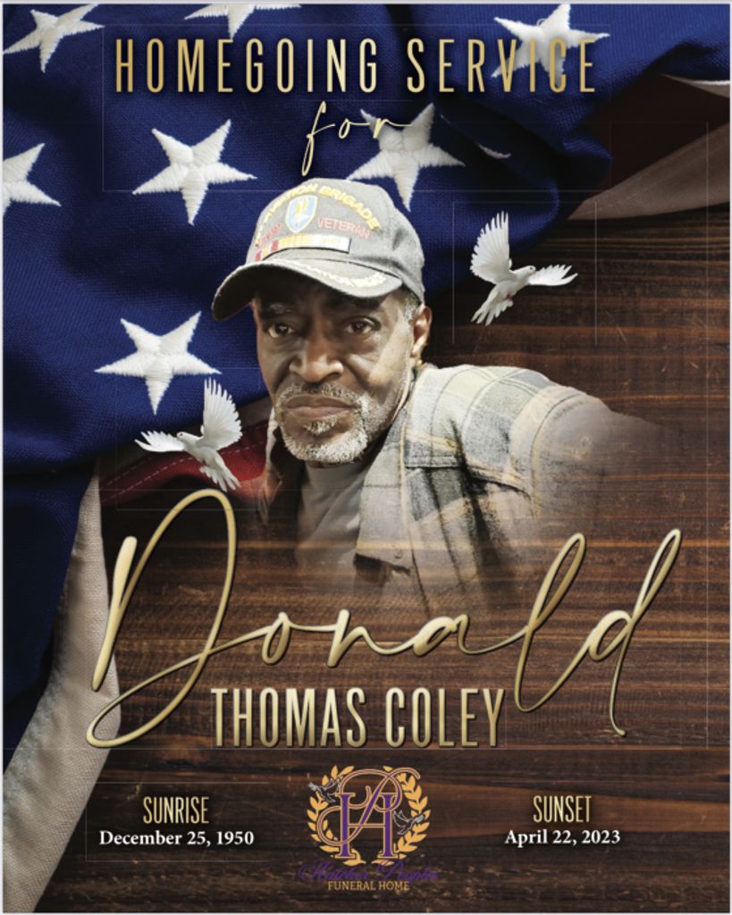 Donald Thomas Coley Profile Photo