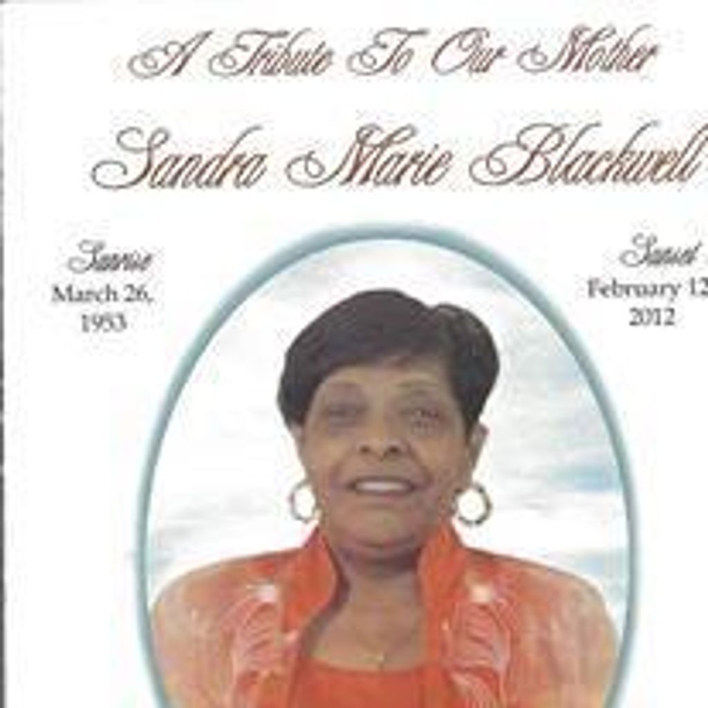 Sandra Marie Blackwell