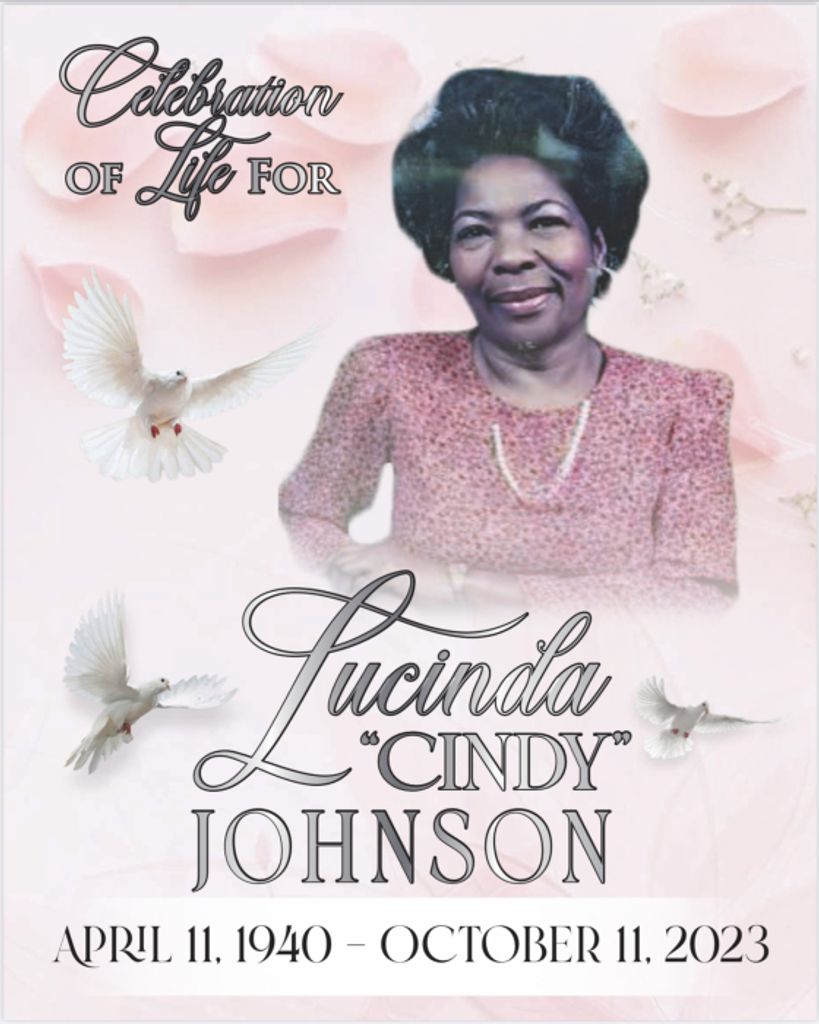 Mrs. Lucinda "Cindy" Johnson