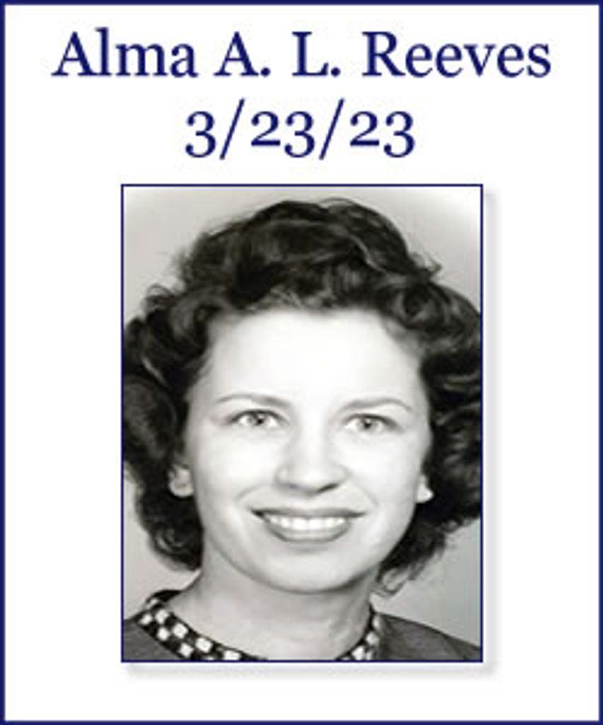 Alma Reeves