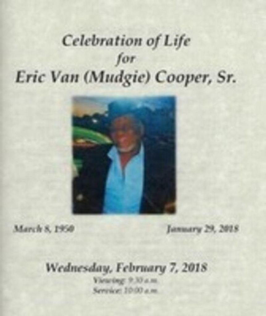 Eric V. Cooper, Sr.