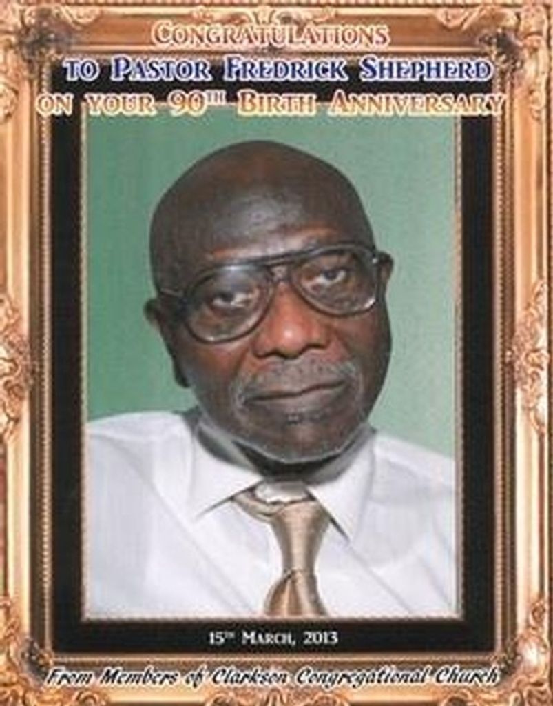 Pastor Frederick Shepherd
