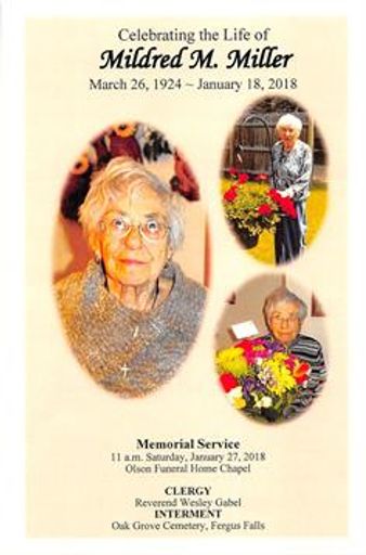 Mildred M. Miller photo gallery thumbnail 6 of 7