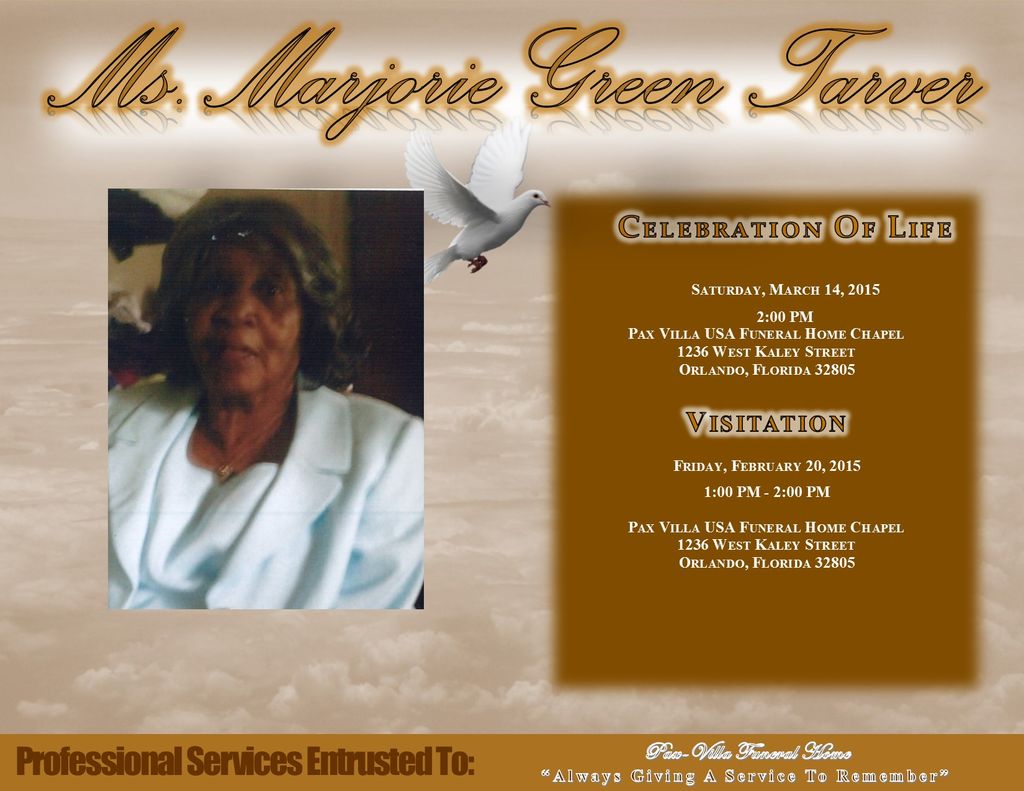 Marjorie Tarver Green