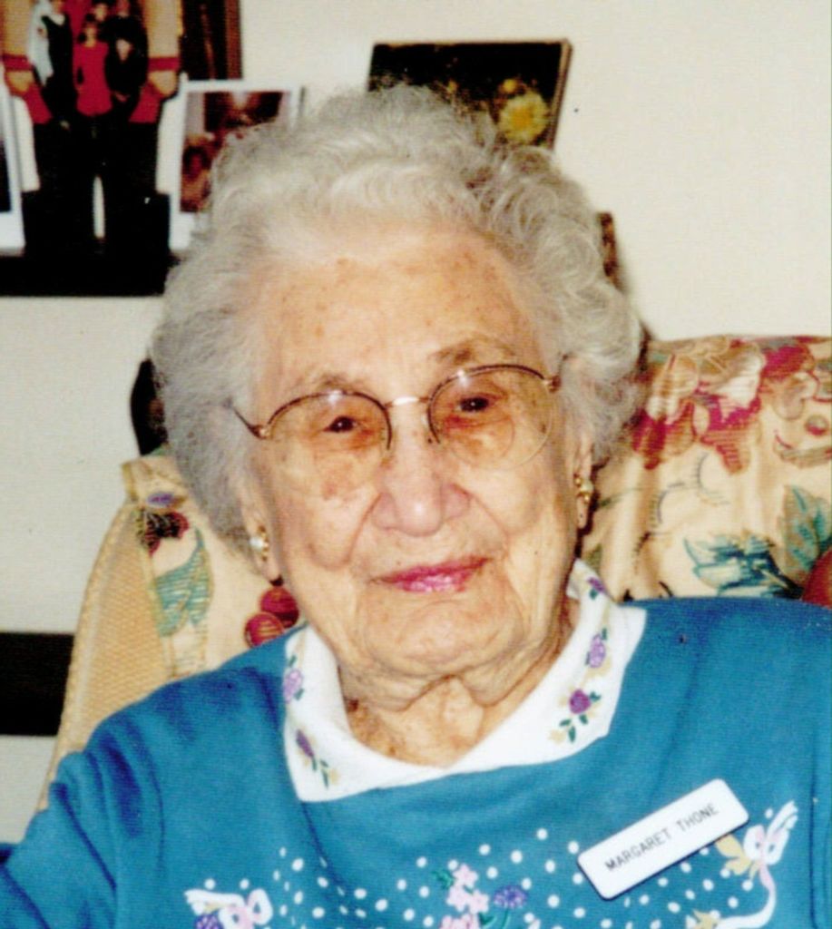 Margaret A Thone
