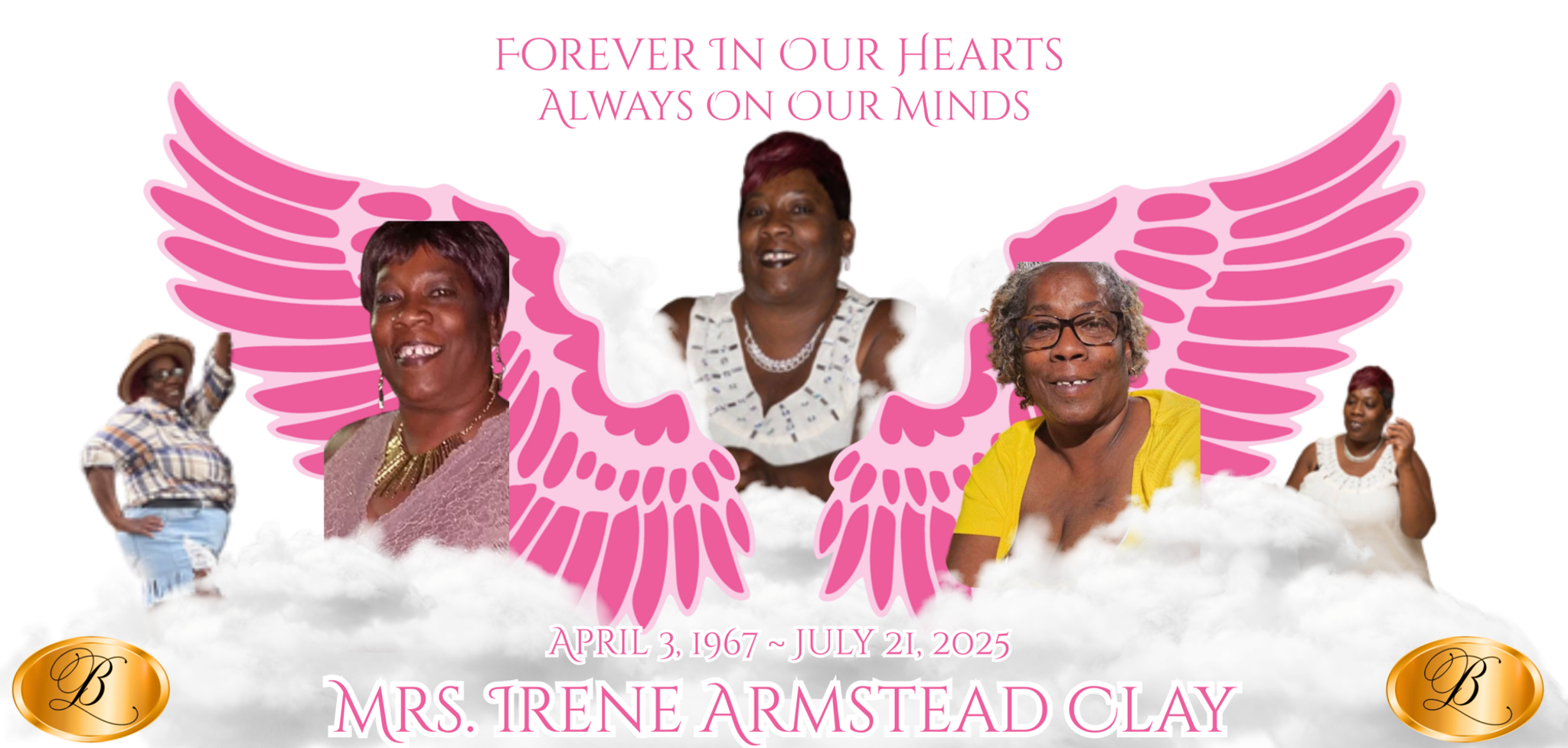 Cover for Mrs. Irene Armstead Clay's Obituary