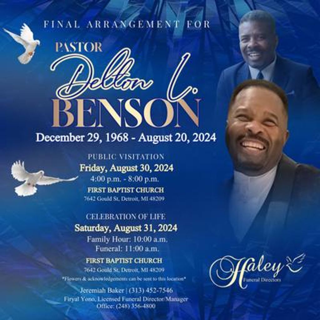 Delton Lapriest Benson Profile Photo