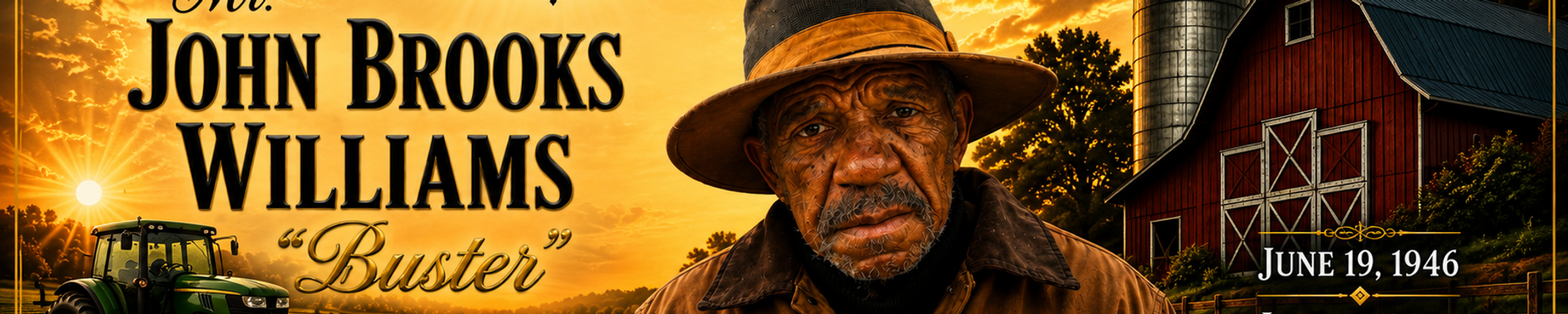Cover for John "Buster" Williams's Obituary