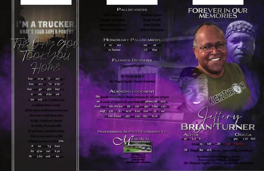 Mr. Jeffery "Jeff" Brian Turner Profile Photo