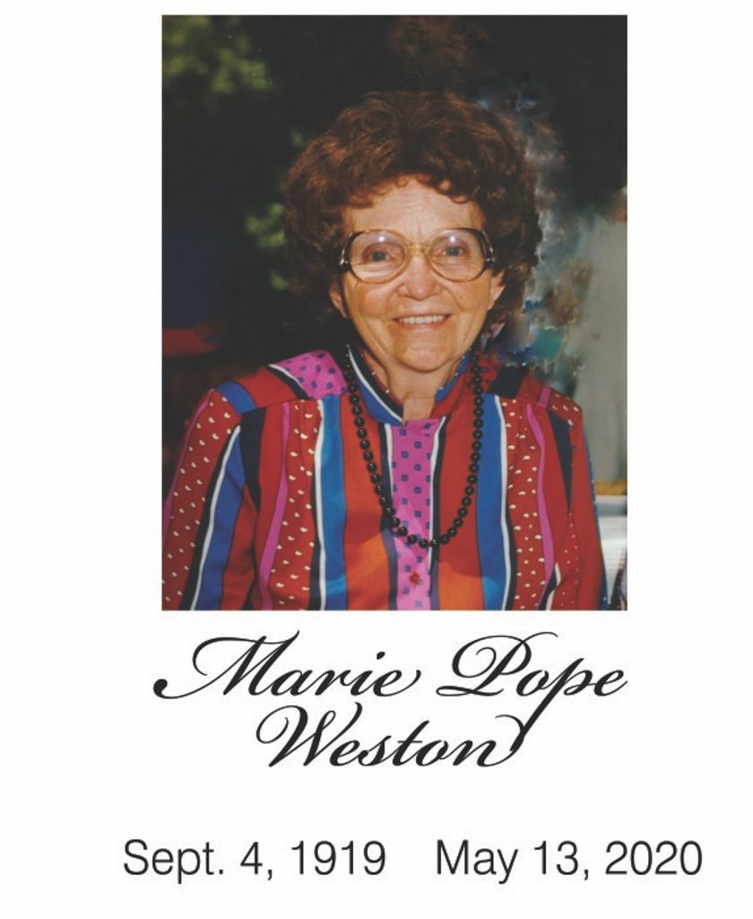 Marie Pope Weston Profile Photo