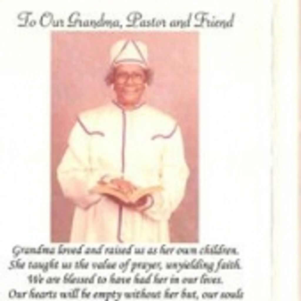 Rev. Mothe Bessie O. Baines