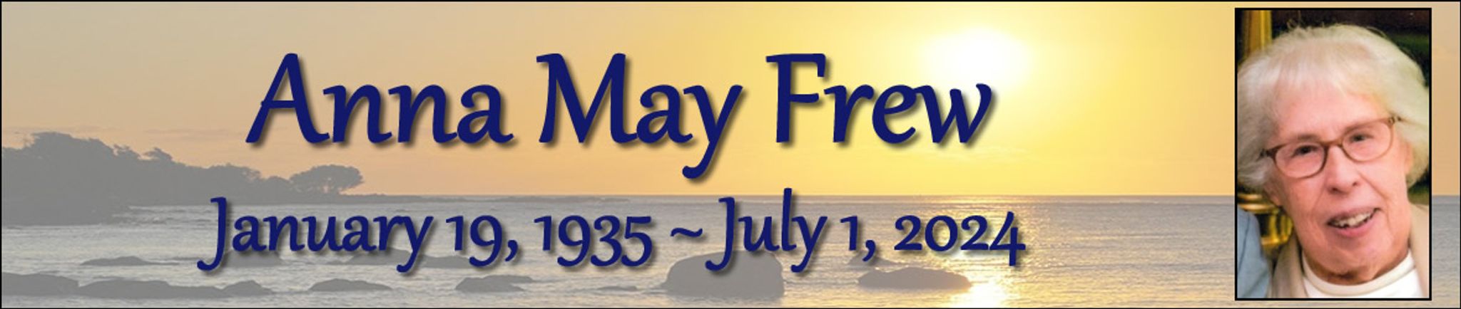 Cover photo for Anna May Frew's Obituary