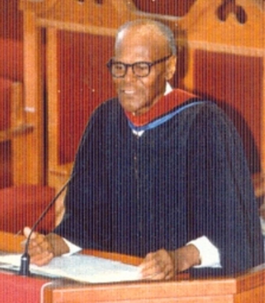 Rev. Dr. Albert Ernest Hutcheson Ii, J. P.,