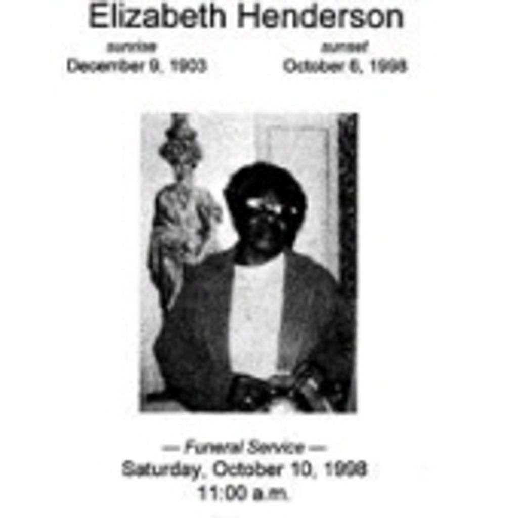 Elizabeth Henderson