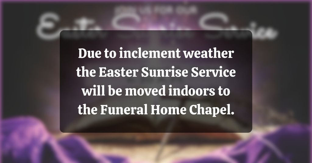 Easter Sunrise Service
