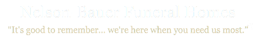 Nelson-Bauer Funeral Homes Logo
