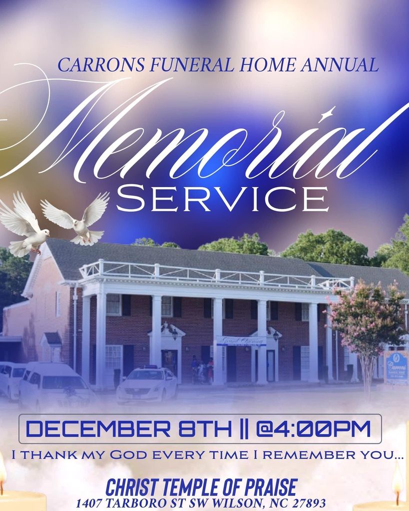 Carrons Funeral Home Annual Memorial Service