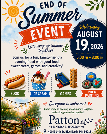 Patton Funeral Home Summer Event's obituary image