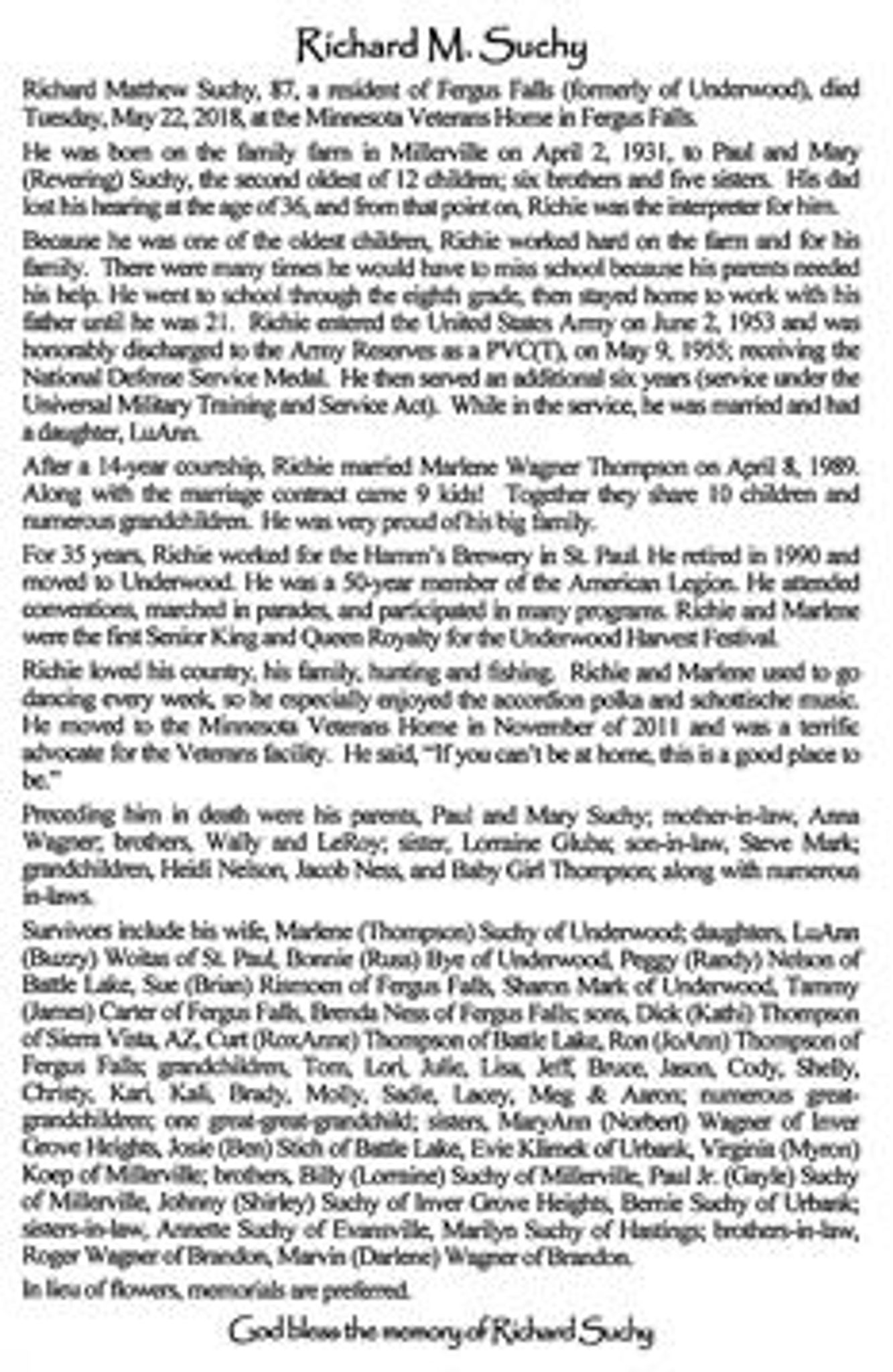 Richard Matthew Suchy photo gallery image 6 of 6