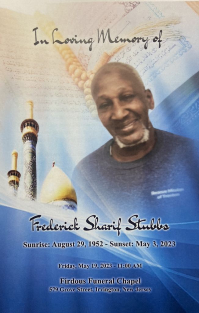 Frederick Sharif Stubbs Profile Photo