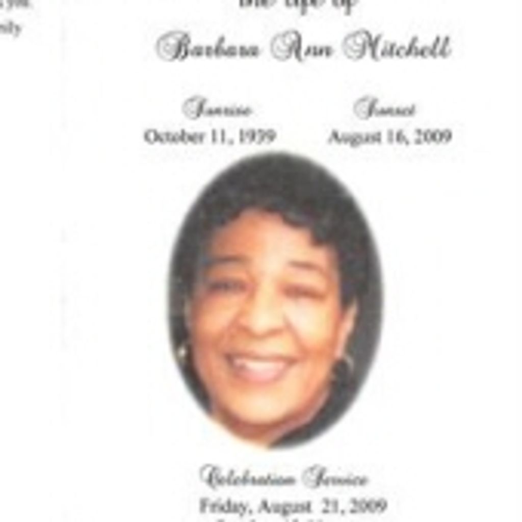 Barbara  Ann Mitchell