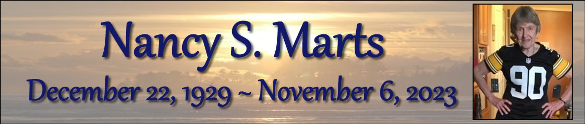 Cover photo for Nancy Marts's Obituary