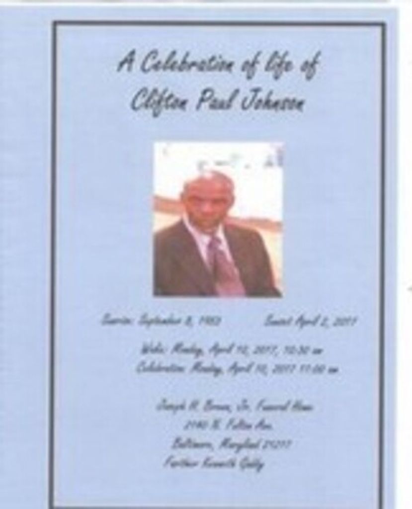 Clifton P Johnson, Sr.