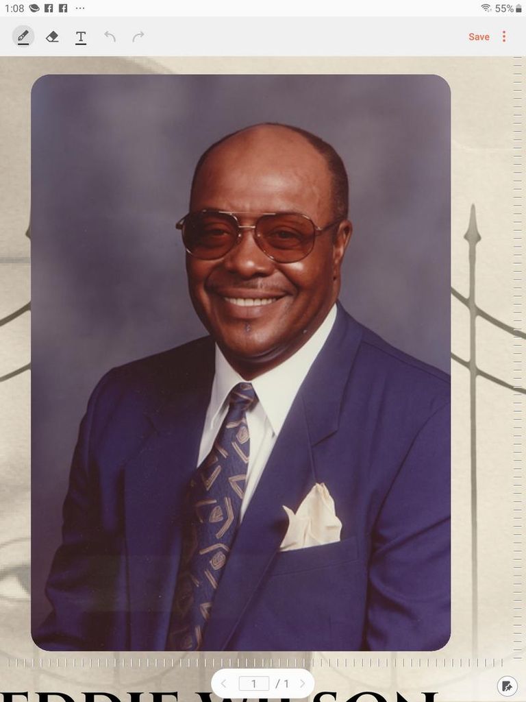 Reverend Eddie Wilson Profile Photo